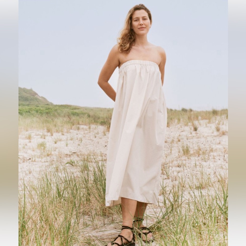 NWT SHAINA MOTE Cadiz Dress in Shell/Ivory Strapless Dress